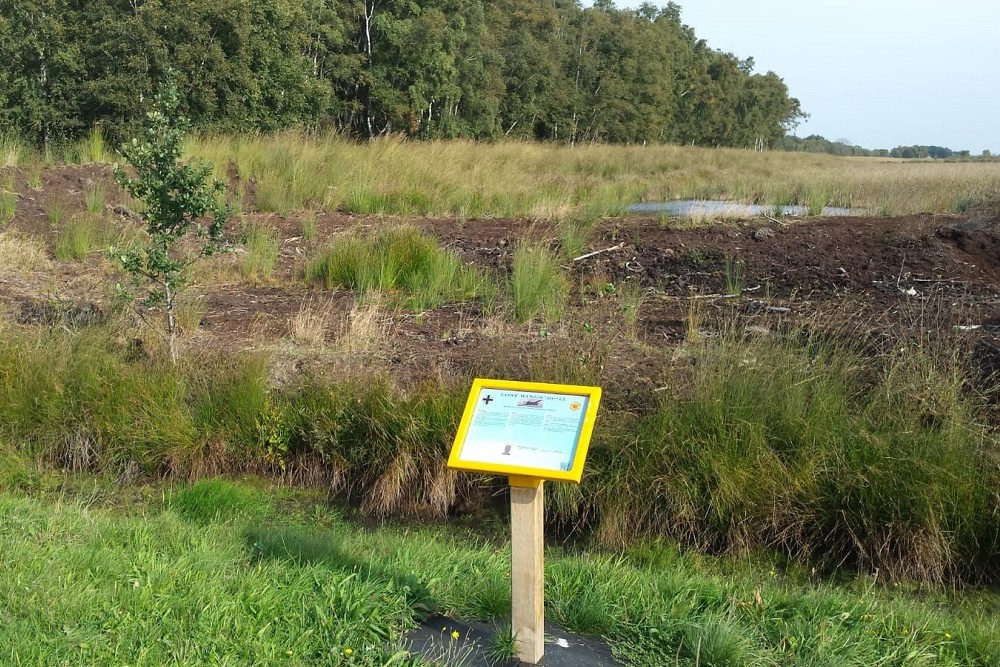 Memorial Sign Crash Location Focke Wulf FW-190-A7