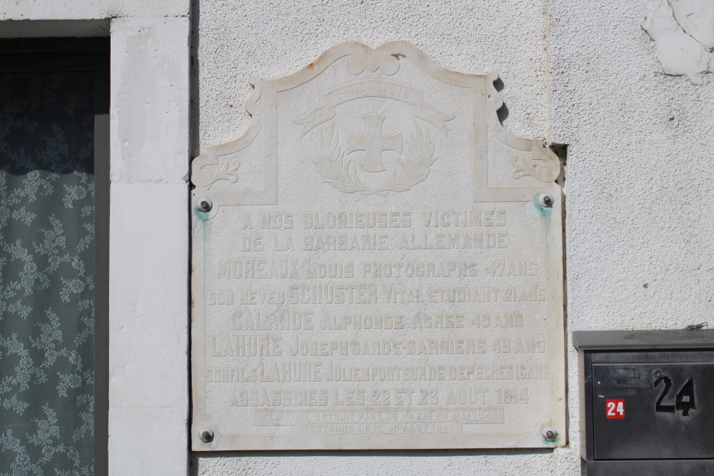 Gedenkteken Geëxecuteerde Burgers Sainte-Marie-sur-Semois	 #2