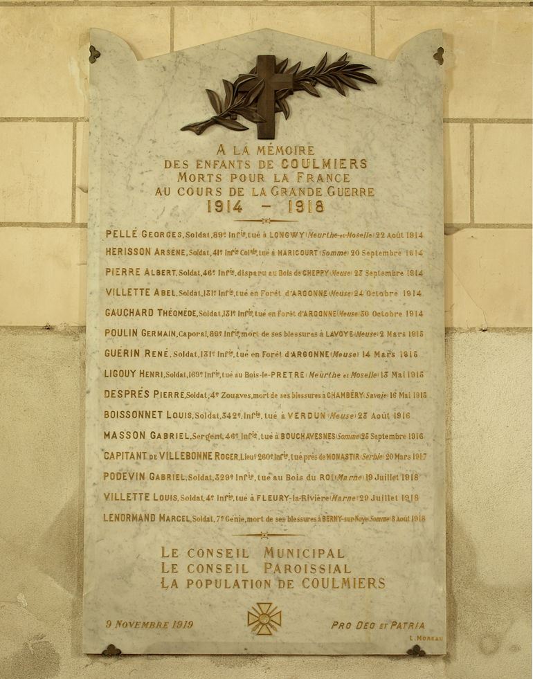 War Memorial Coulmiers
