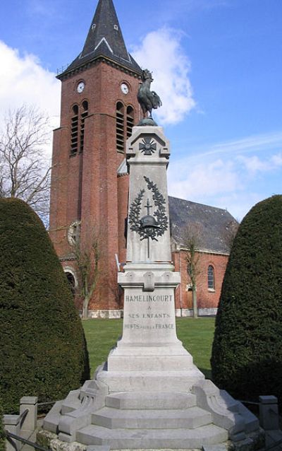 Oorlogsmonument Hamelincourt #1