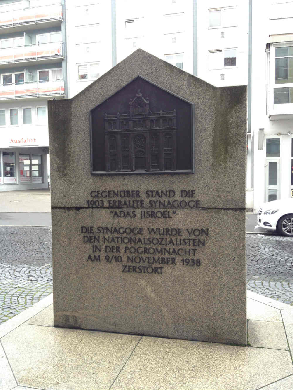 Monument Gesloopte Synagoge #2