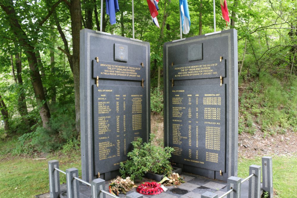 Monument 51e Highland Division La Roche-en-Ardenne #3