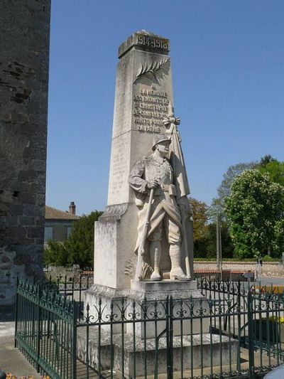 Oorlogsmonument Saint-Christophe