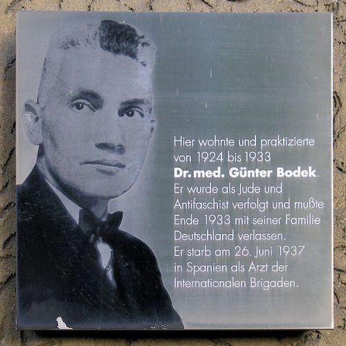 Gedenkteken Gnther Bodek