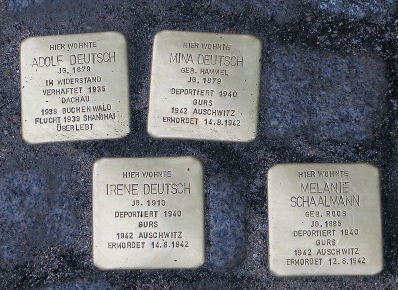 Stolpersteine Rettigstrae 4