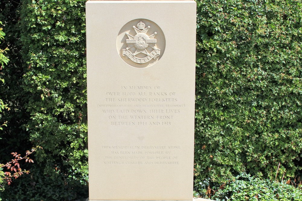 Memorial Sherwood Foresters Passendale #2