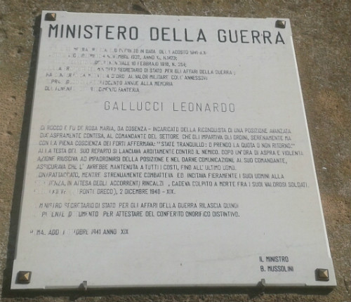 Gedenkteken Mario Ciliberto en Leonardo Gallucci #3