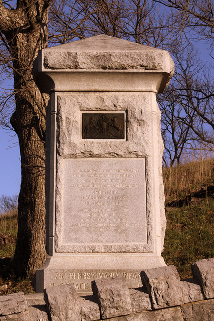 75th Pennsylvania Infantry Monument