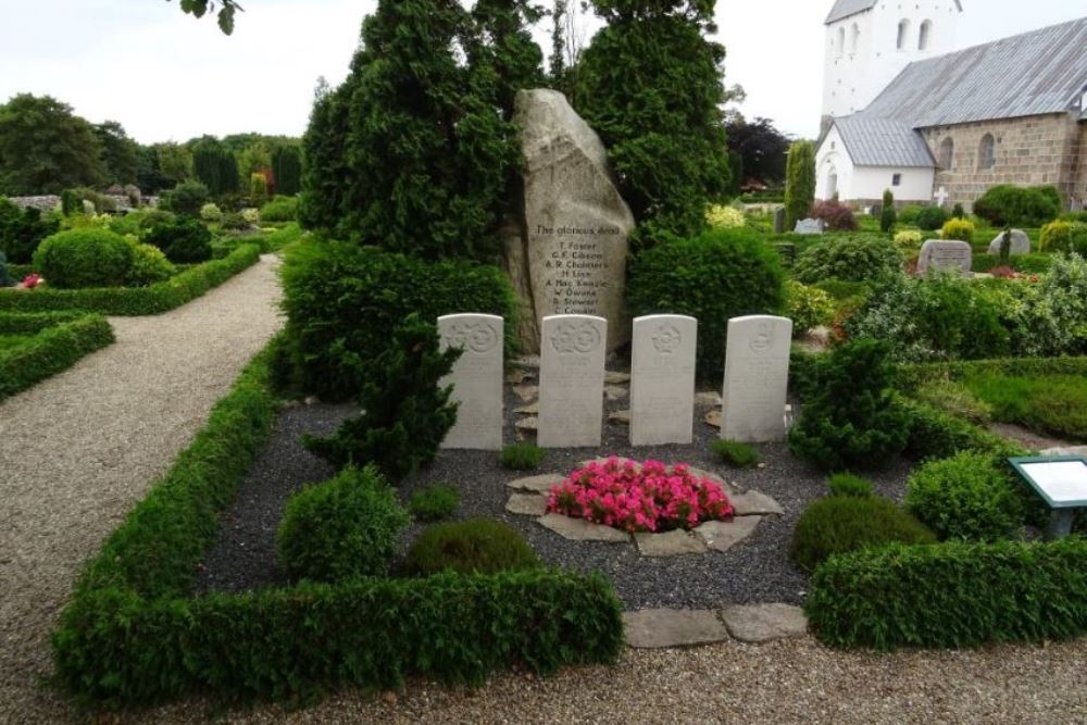 Commonwealth War Graves Dejbjerg Churchyard