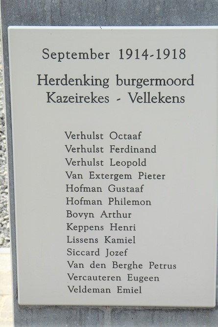 Remembrance Monument Civil Murder Lebbeke #3