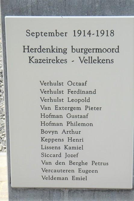 Herdenkingsmonument Burgermoord Lebbeke #3