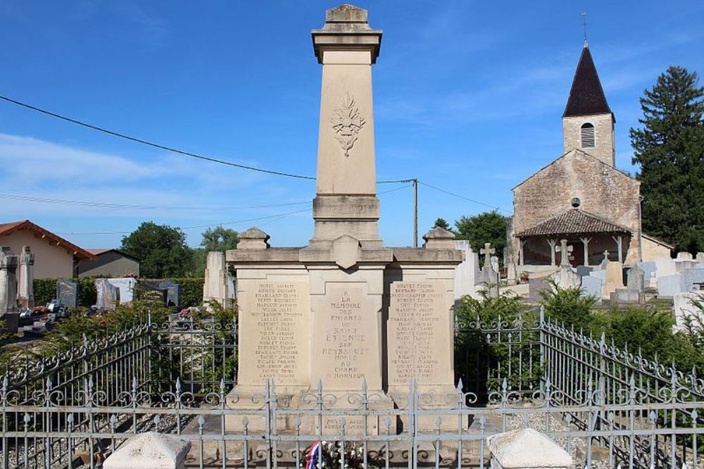 Oorlogsmonument Saint-tienne-sur-Reyssouze #1