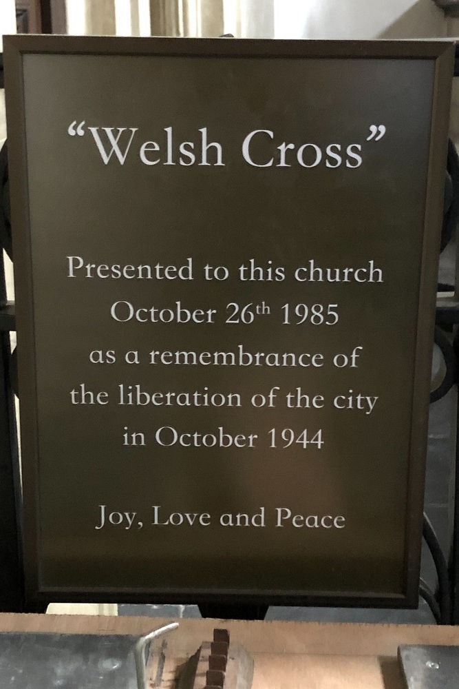 Gedenkteken 53rd Welsh Infantry Division St. Jans-kathedraal #3