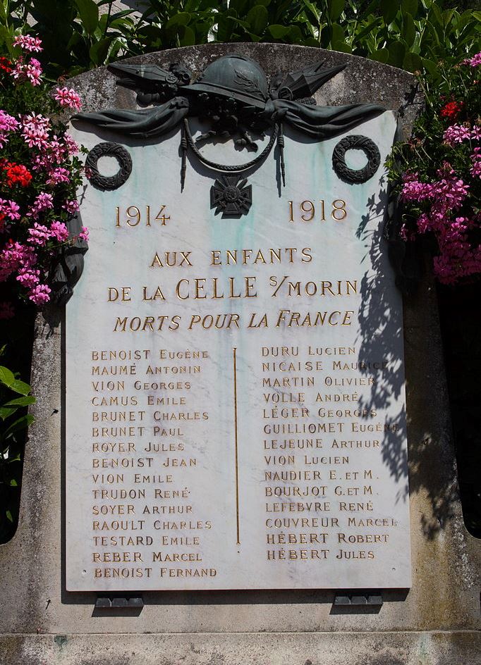 World War I Memorial La Celle-sur-Morin