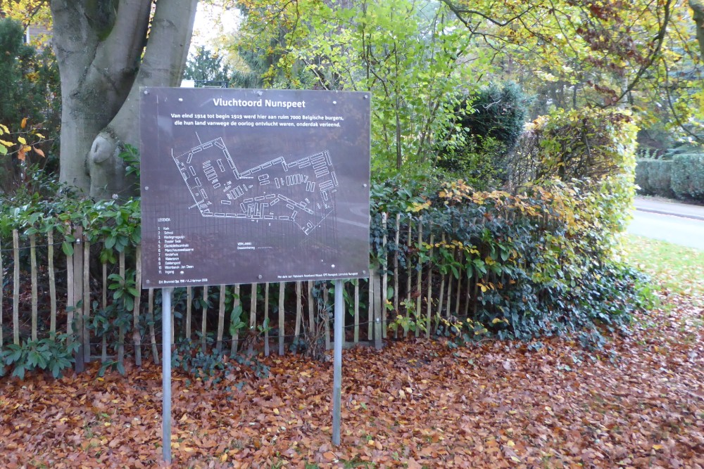 Information Sign & Location Refugee Camp Nunspeet