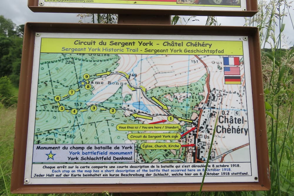 Sergeant York Historical Trail Chatel-Chéhéry #3