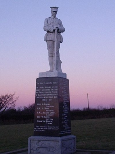 Oorlogsmonument Blaenporth en Aberporth