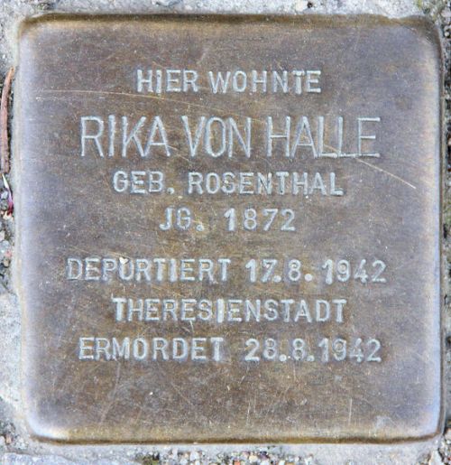 Stolpersteine Niebuhrstraße 62 #4