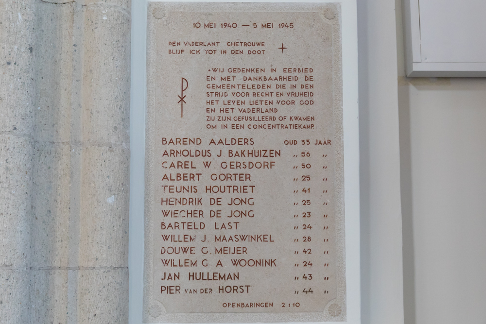 Gedenktekens Eusebiuskerk Arnhem #2