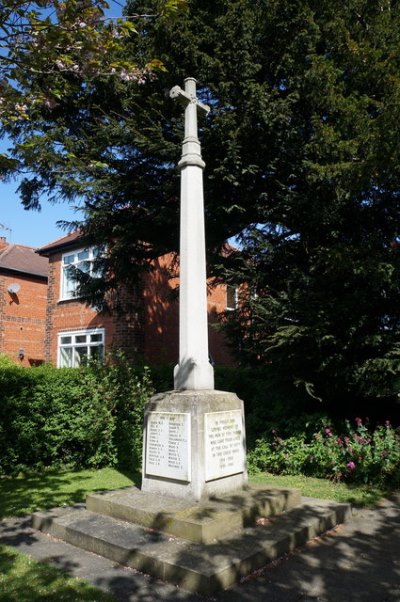 Oorlogsmonument Anlaby #1