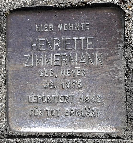 Stolperstein Ahornweg 9 #1