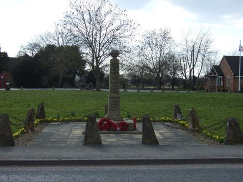 Oorlogsmonument Newbold on Stour