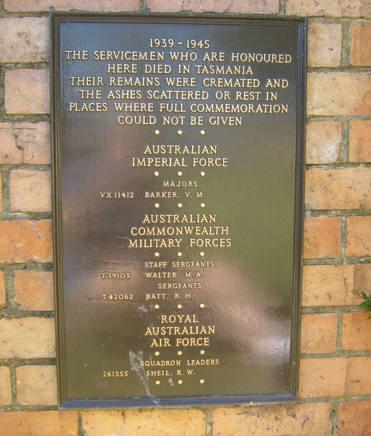 Tasmania Cremation Memorial #1