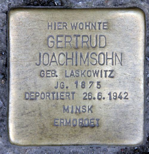 Stolperstein Meinekestrae 25 #1