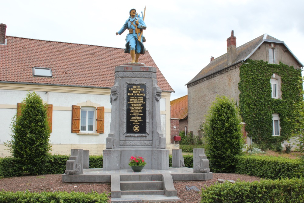 Oorlogsmonument Ayette