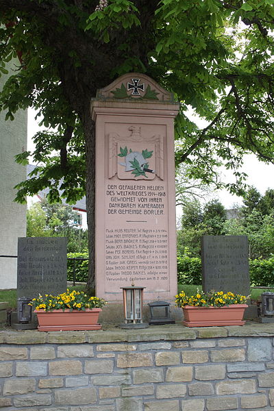 War Memorial Borler