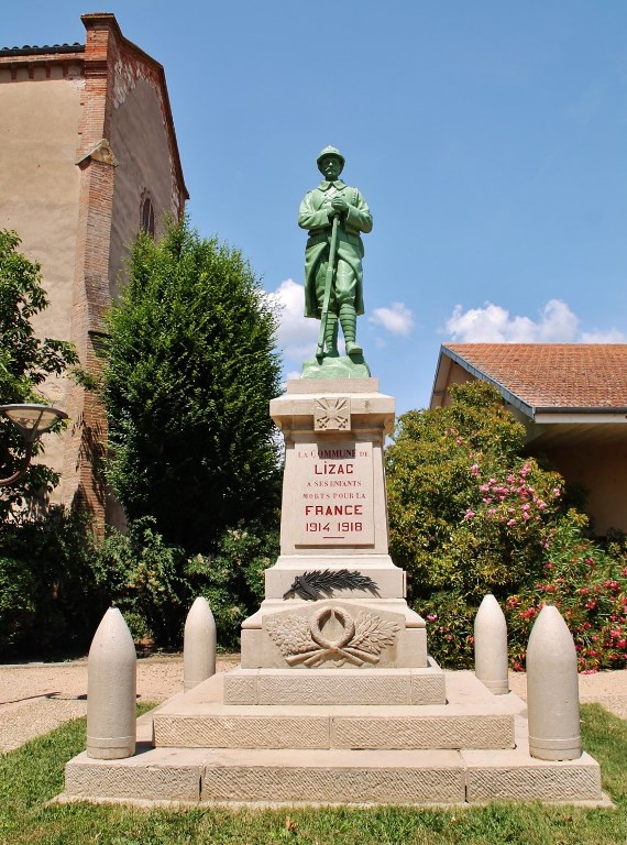 Monument Eerste Wereldoorlog Lizac