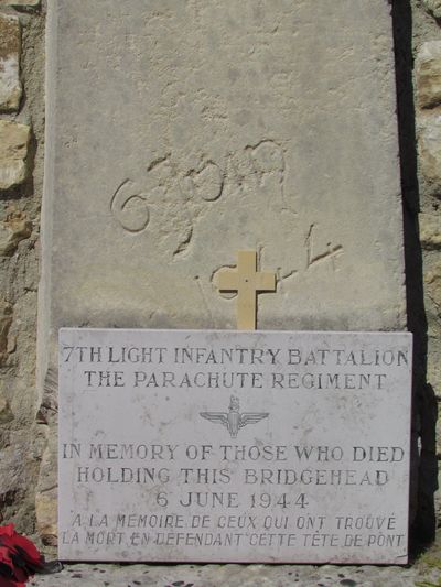 Monument 7th Light Infantry Battalion Bnouville #2