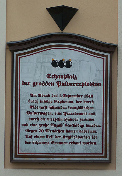 Monument Kruitexplosie Eisenach #2