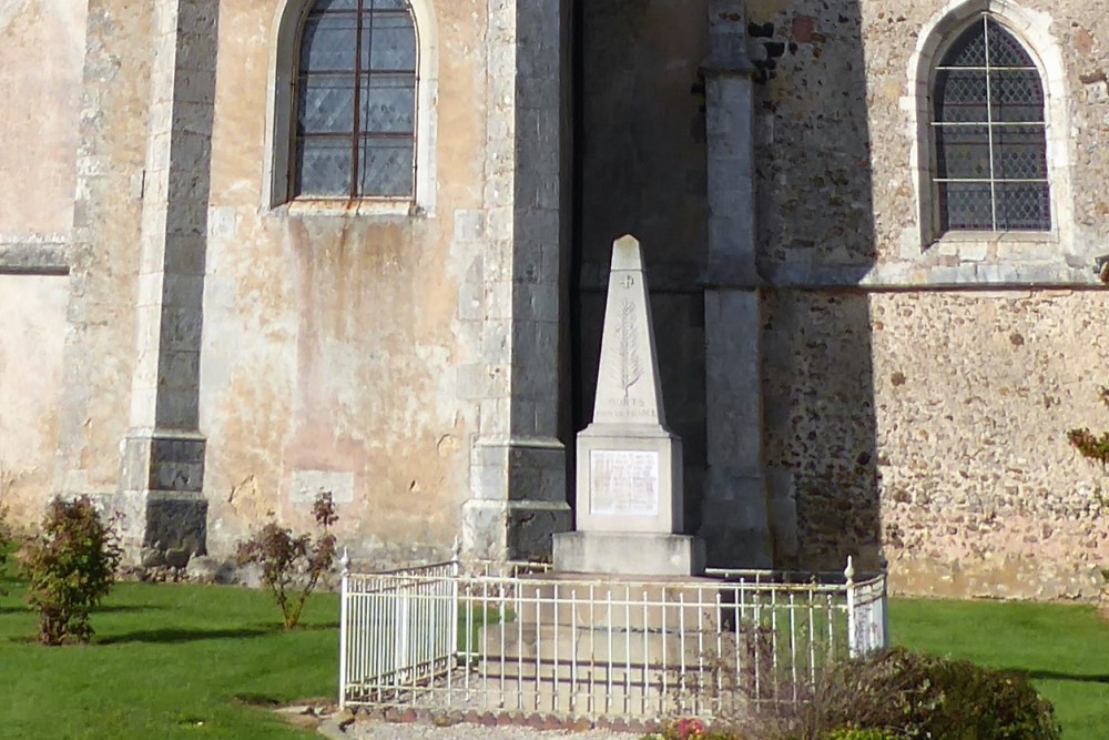 Monument Eerste Wereldoorlog Ermenonville-la-Petite #1