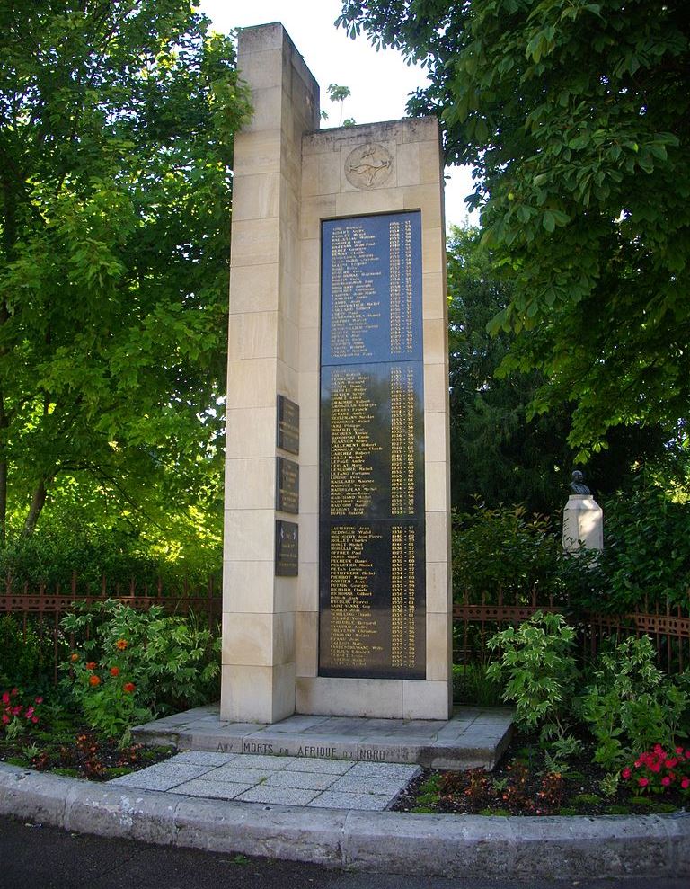 Monument Noord-Afrikaanse Oorlogen Aube