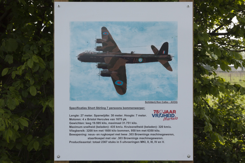Memorial Crash Short Stirling Bomber Markelo #5