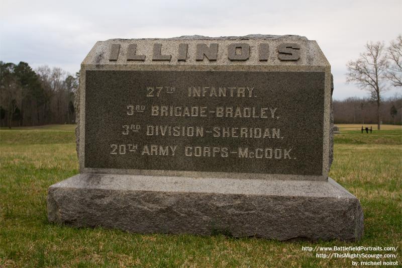 27th Illinois Infantry Regiment Monument #1