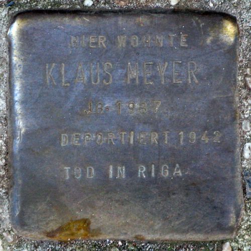 Stumbling Stones Ritterstraße 63 #3
