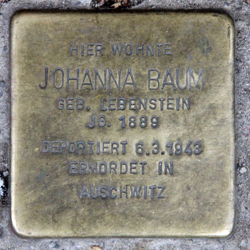 Stumbling Stones Gotenstraße 73 #2
