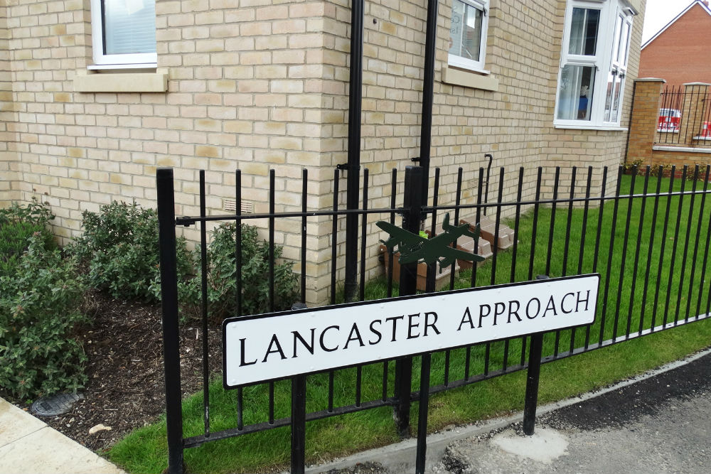 Straatnaambord Lancaster Approach #1