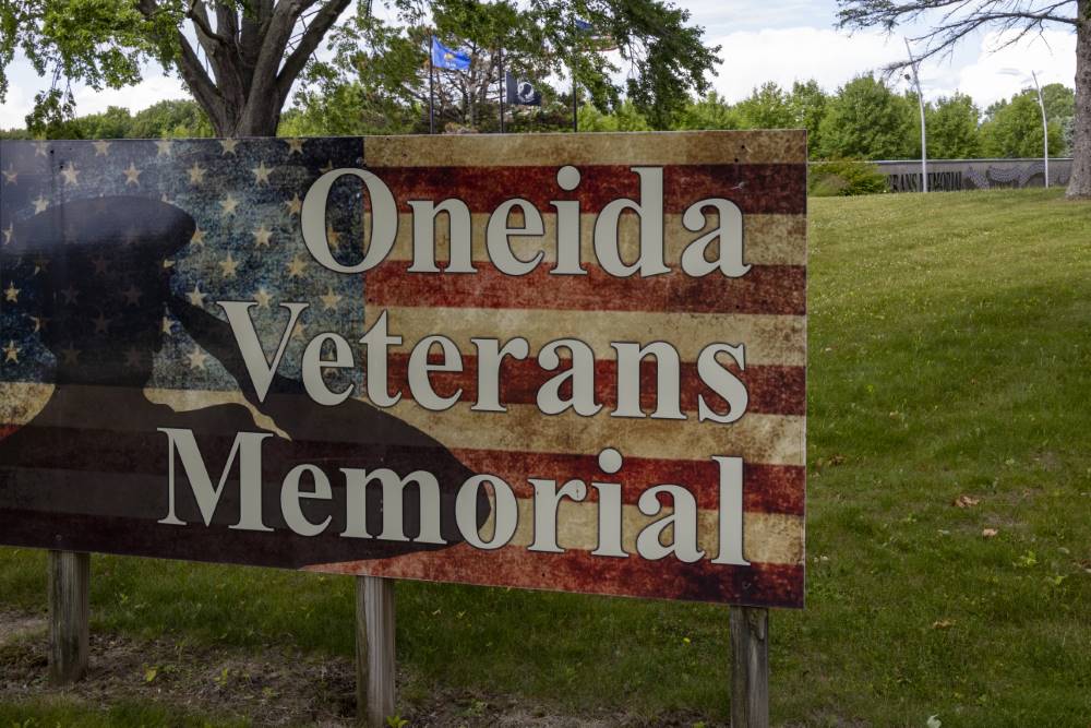 Oneida Veteran's Memorial Wall & Purple Heart Monument #1