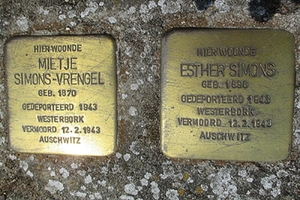 Stolpersteine W.H. Bosgrastraat 52