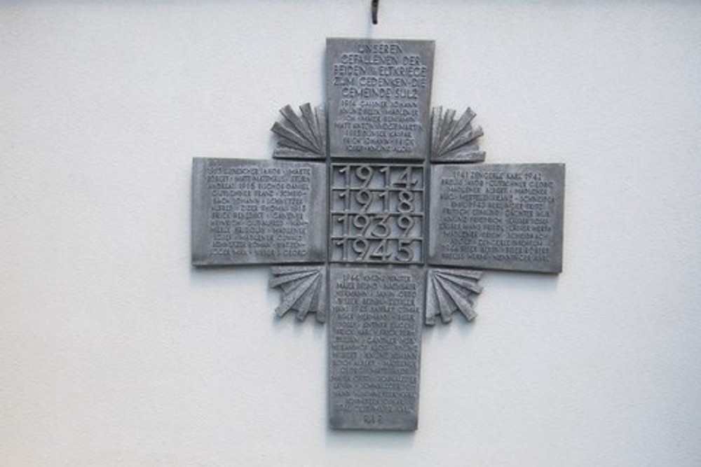 Monument To The Fallen In World War I And World War II Sulz #1