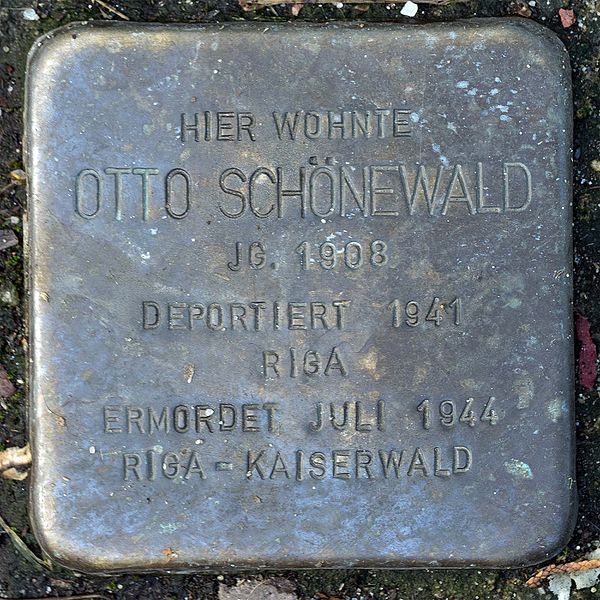 Stolpersteine Knigsheide 14 #3