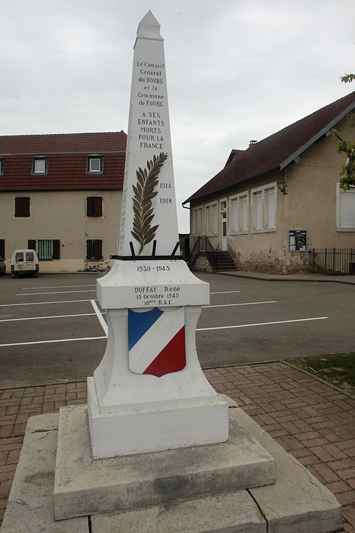 Oorlogsmonument Fourg #1