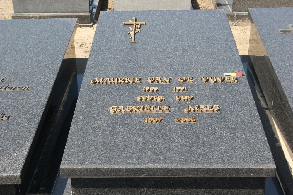 Belgische Graven Oudstrijders Zaffelare Begraafplaats	 #4