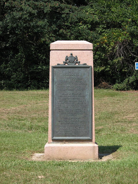 US Missouri 17th Corps 7th Division Monument #1