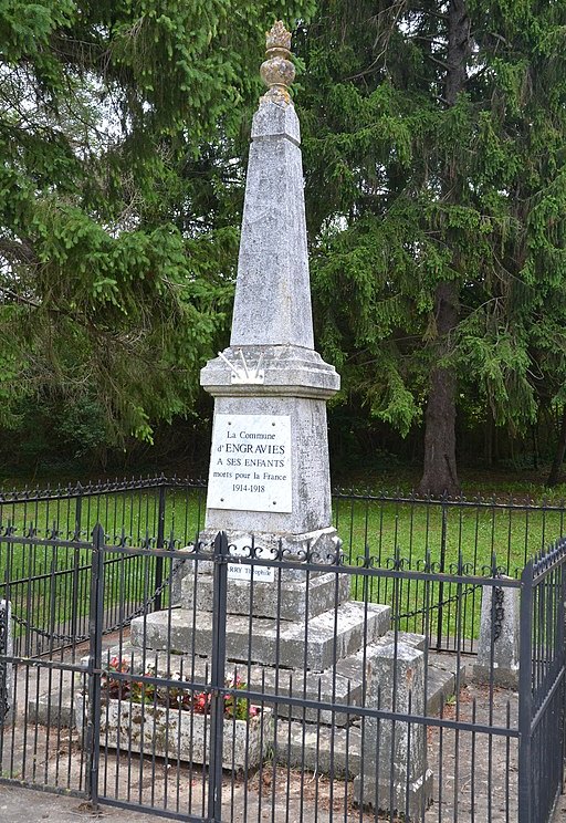 Monument Eerste Wereldoorlog Engraviès #1