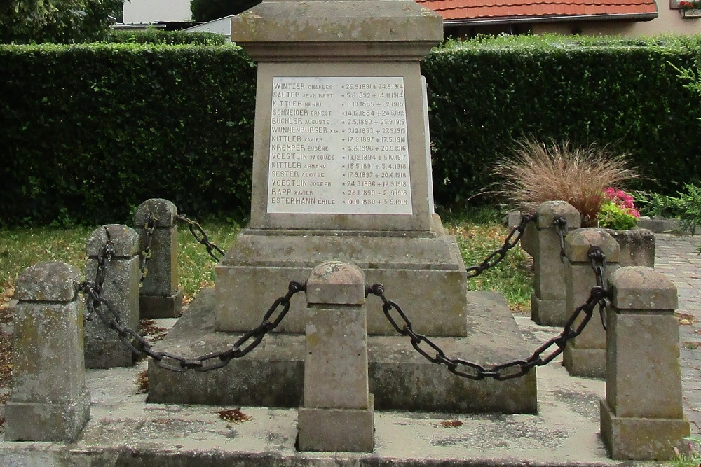 Oorlogsmonument Zimmersheim #3