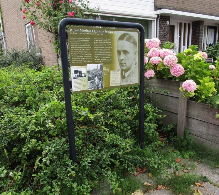 Information Panel Resistance Fighter Willem Martinus Christiaan Boelhouwer #2